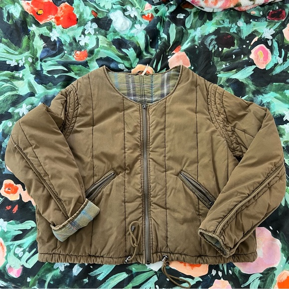 FREE PEOPLE PLAID JACKET - Picture 5 of 10